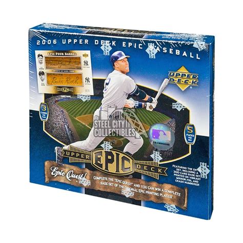 Upper Deck Epic Baseball Hobby Box Steel City Collectibles