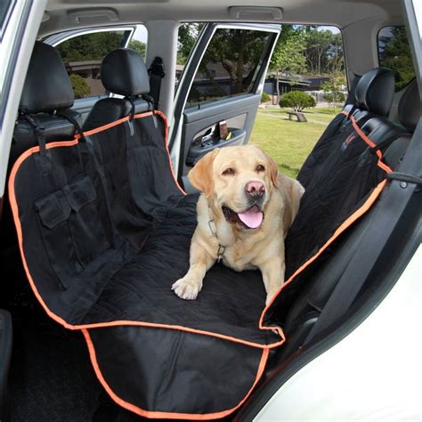 Dog Car Seat Covers with Mesh Window, Heavy Duty Scratchproof Nonslip ...