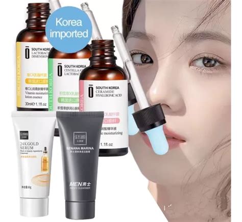 Suero Facial Coreana Imperfecciones Y Jabón Espuma 5pzas Envío gratis