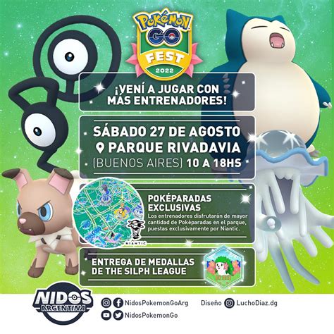 Nidos Pokémon Go Argentina On Twitter ¡pokémon Go Fest En El Parque