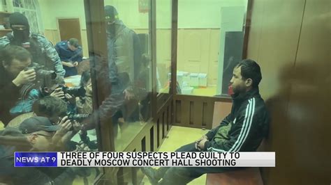 4 Men Charged In Moscow Attack Showing Signs Of Beatings At Hearing As