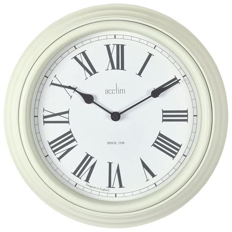 Buy Acctim Vintage Wall Clock Cream Clocks Argos