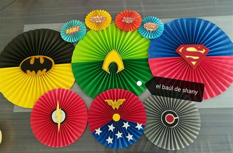 Rosetones Decorados Para Fiestas Super Hero Decorations Diy Party