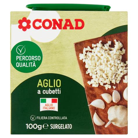 Aglio A Cubetti Surgelato G Conad Online Conad