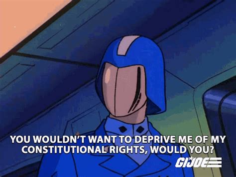 You Wouldnt Want To Deprive Me Of My Constitutional Rights Would You