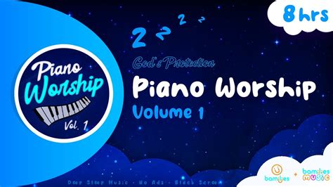 8 Hrs Piano Worship Vol 1 Deep Relax Sleep White Noise Music