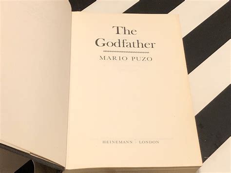 The Godfather By Mario Puzo 1969 First Edition Book