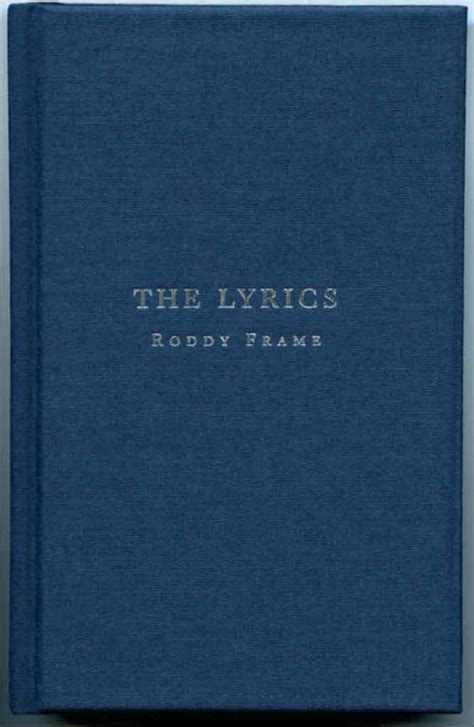 The Lyrics Roddy Frame Aed