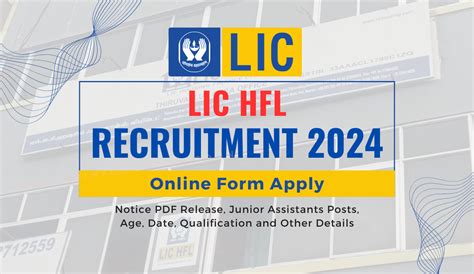 Lic Hfl Recruitment Out Online Apply For Junior Assistants