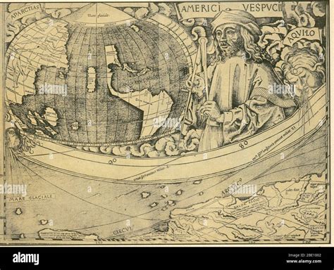 Amerigo vespucci map america hi-res stock photography and images - Alamy