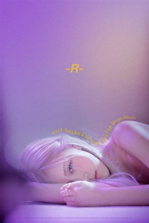 Tudo sobre R primeiro single álbum de Rosé do BLACKPINK