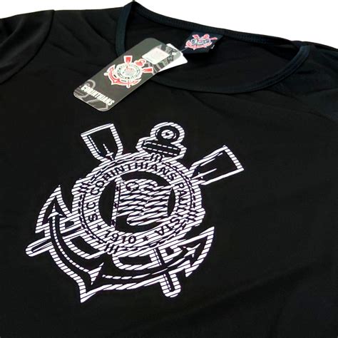 Camisa Corinthians Baby Look Símbolo Feminina Olden Sports