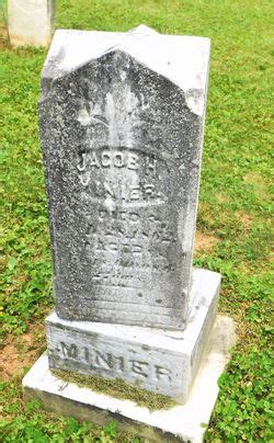 Jacob Hamlin Minier M Morial Find A Grave