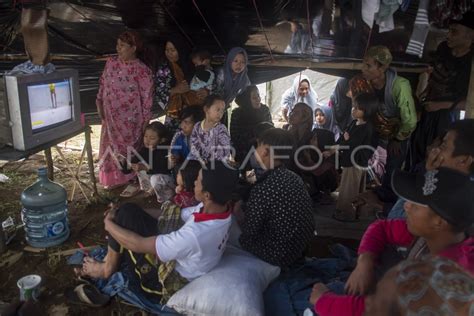 PENGUNGSI GEMPA CIANJUR TERUS BERTAMBAH ANTARA Foto