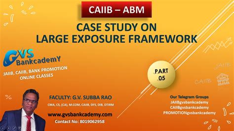 Caiib Abm Large Exposure Framework Case Study Part Youtube