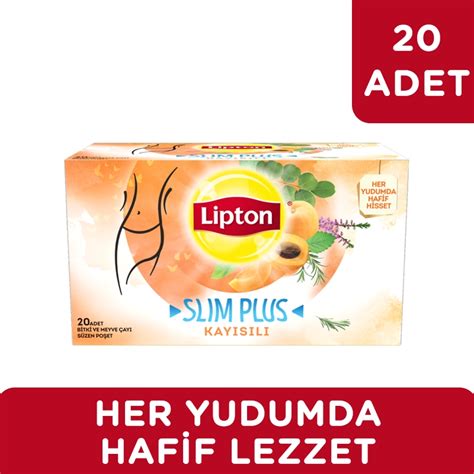 Lipton Slim Plus Kay S L Bardak Po Et Ay Li Bitki Ay L Pton