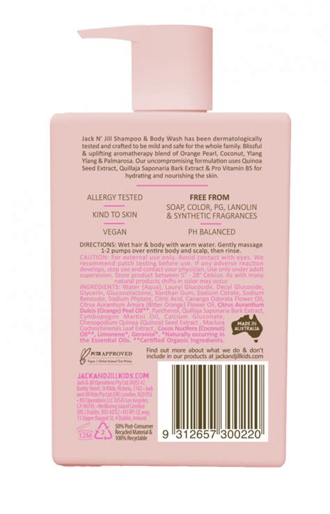 Natural Kid's Shampoo & Body Wash | Australian Made