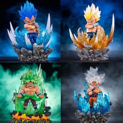 Dragon Ball Super Saiyan Goku Broly Vegeta Pvc Action Figure Statue