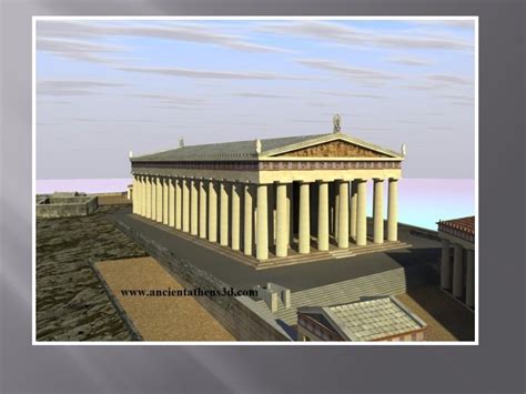 The Parthenon History of Parthenon o The Parthenon