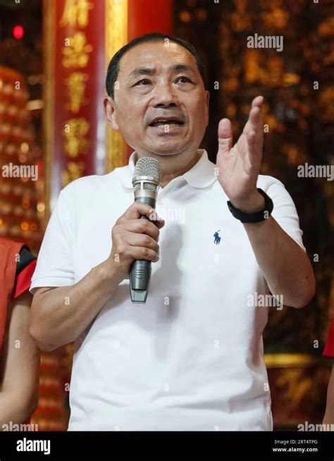 Hou Yu Ih Of Kuomintang Attends A Presidential Campaign In Taipei