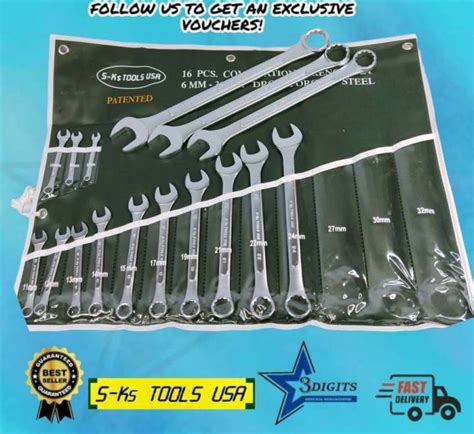 S Ks Tools Usa Pcs Combination Wrench Set Mm Lazada Ph