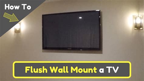 How To Wall Mount A Flatscreen Tv Youtube