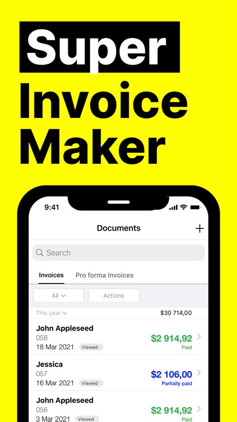 Super Invoice Maker App 2 go for iPhone - Download