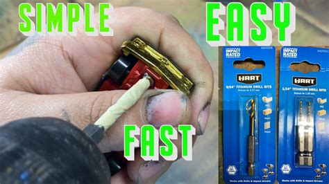 How To Drill And Take Apart Hot Wheels Drill Bit Sizes Included