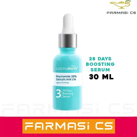 Cosmoderm Niacinamide Salicylic Acid 28 Days Boosting Serum 30ml EXP 09