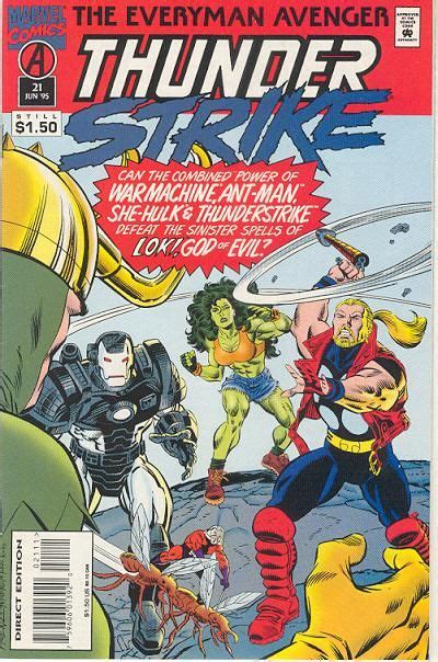 Thunderstrike 21 By Ron Frenz Al Milgrom Comic Book Covers