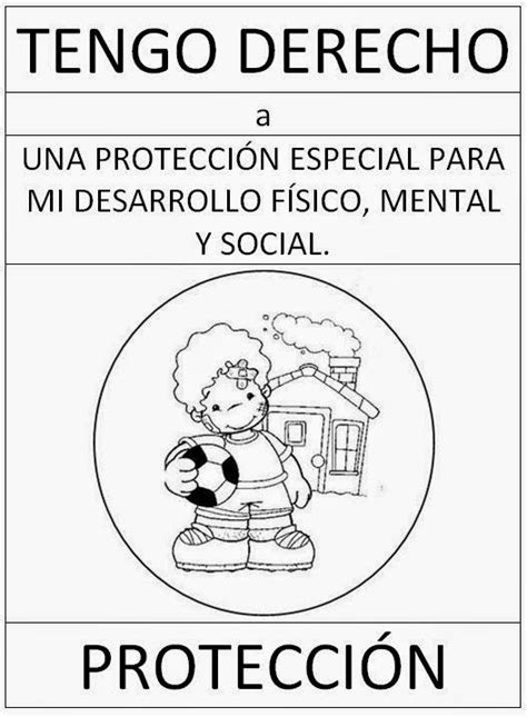 Derechos De Los Ninos Para Colorear