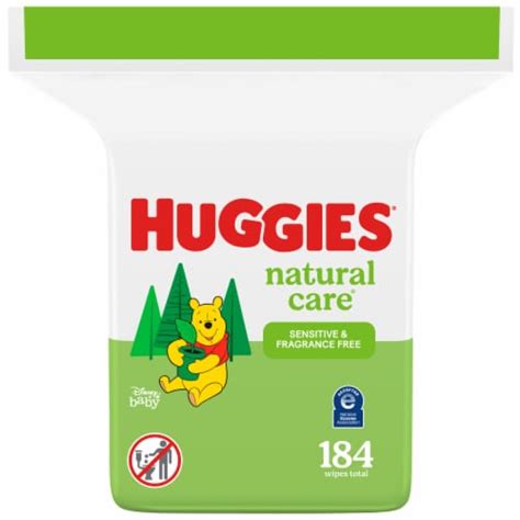 Huggies Natural Care Unscented Sensitive Baby Wipes, 1 pk / 184 ct - Kroger