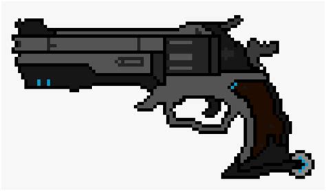 24 Pixel Art Gun Transparent Sinobhishur