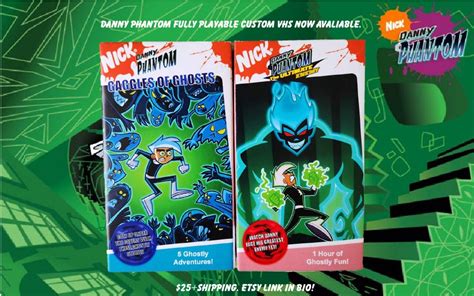 Danny Phantom Custom Vhs Bundle Etsy