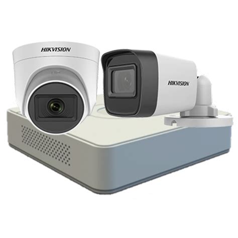 Combo Hikvision De Camaras Mp Con Audio Equipros