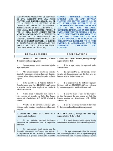 Contrato Prestacion De Servicios Machote Double Column 40 V2 Hk