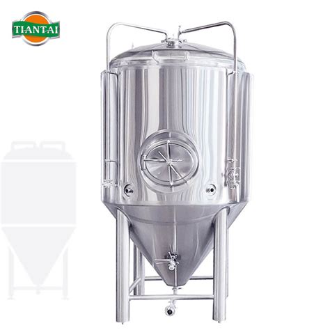 25bbl SUS304 Conical Fermenter With Cooling Jacket For Beer