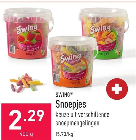 Swing Snoepjes G Promotie Bij Aldi