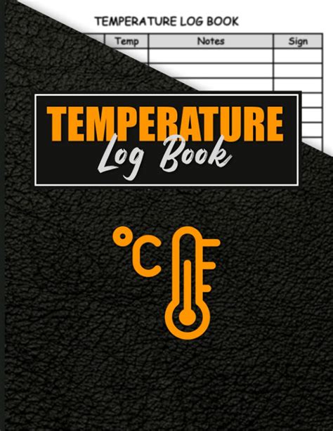 Buy Temperature Log Book Temperature Book A4 Temperature Control