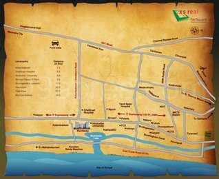 XS Real Properties XS Real Harmony Map - Padur, Kanchipuram Location Map