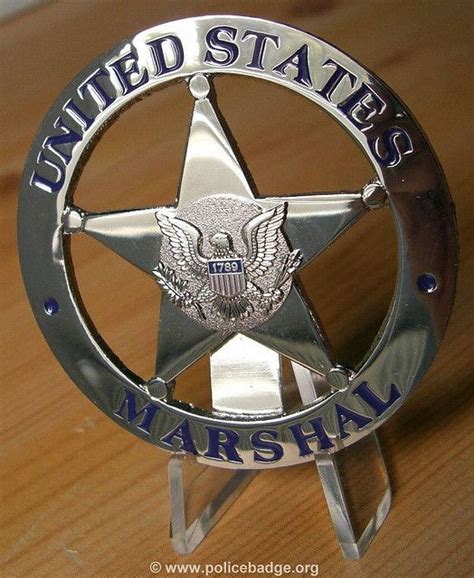 Badge US Marshal | Us marshals, Police badge, Badge