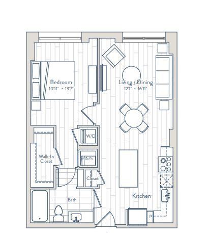 1331 - Floor Plans | Luxury Apartments in DC Metro | Bozzuto