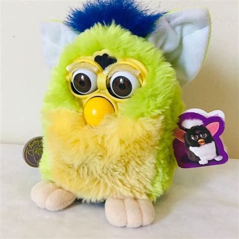 Vintage Green and Blue Furby | Vintage green, Furby, Vintage