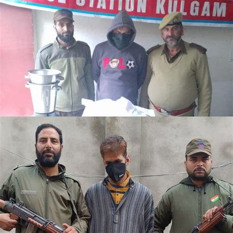 Police Arrest 2 Drug Peddlers In Anantnag And Kulgam Contraband