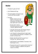 Anglo-Saxon Religion - Gods and Goddesses | Teaching Resources