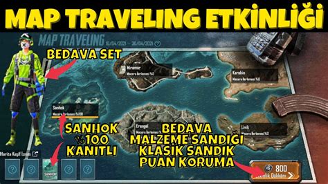 Map Traveling Pubg Mobile Bedava Malzeme Sand Ve Klasik Sand K