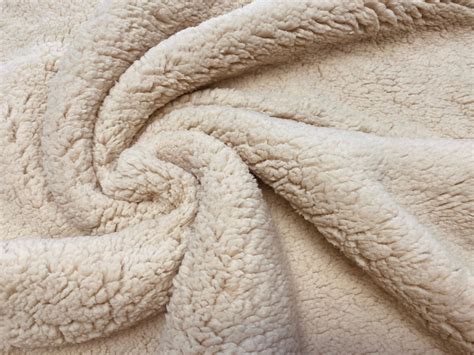 Sherpa Fleece Fabric Super Soft Stretch Material Home Decor Upholstery