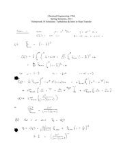 S11 HW10 Solutions Chemical Engineering 150A Spring Semester 2011