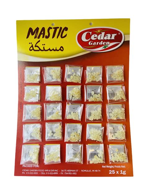 Cedar Garden Mastic Sheet 25x1g