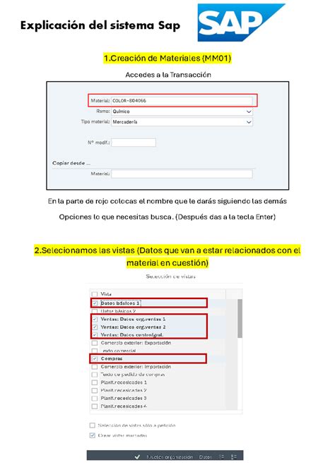 Entregable 2 informatica Sap - Explicación del sistema Sap 1ón de ... 